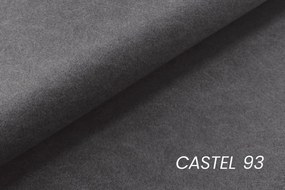 Pat continental Solani 160x200 cu spațiu de depozitare - catifea gri închis Castel 93