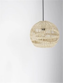 Lustra / Pendul modern design natural ratan MARLO D-30cm