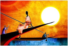 Tablou picturii epochale străveche (90x60 cm)