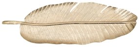 Decorațiune Mauro Ferretti Leaf, 55,5 x 18 cm, auriu