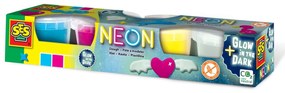 Plastilina culori neon si fluorescenta 4 x 90 gr