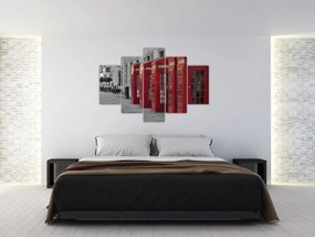 Tablou - Cutii telefonice din Londra (150x105 cm)
