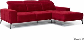 Colțar lemn masiv Fix Bellaire 265x175cm Personalizabil - Kronos 19, Cu Taburet