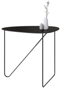 Măsuță de cafea neagră din metal 37x44 cm Curve M Bull – LIND DNA