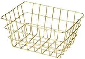 Coș de baie VIANA auriu, Wenko