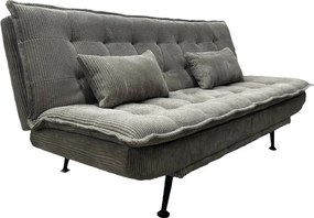 Canapea extensibila, Catifea Raiata Greige JAZZ 195cm