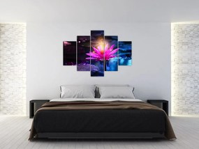 Tablou cu lotus pe apă (150x105 cm)