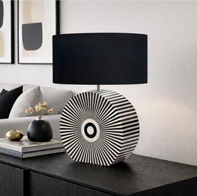 Veioza cu incrustatii din os HARMONY NATURE 65cm