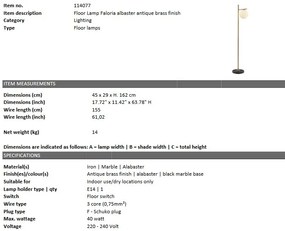 Lampadar/ Lampa de podea design modern LUX Faloria 114077 HZ