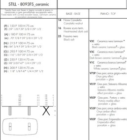 Masa eleganta design LUX Still 300x120cm