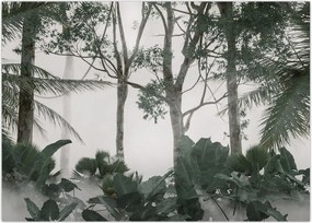 Tablou - Jungla în ceața dimineții (70x50 cm)