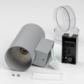 Aplică de exterior Brilagi MATERA 2xGU10/30W/230V gri IP54