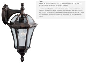 Aplica de exterior stil traditional IP44 Capri 1563 SRT