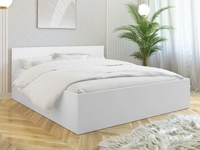 Pat matrimonial 180 cm Noralan 180 (Alb alpin) (cu somieră). 1104404