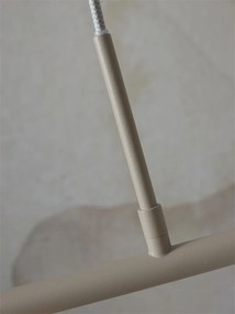 Lustra suspendata design modern Sapporo 3 alb/sand
