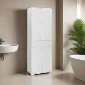 Dulap Adore Diamond, Multifunctional, 4 usi, 4 rafturi, 1 sertar 60 x 187 x 40 cm