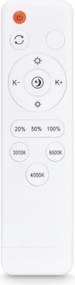 BRILAGI - Corp de iluminat LED dimabil PILANA LED/60W/230V stejar/bej Ø 60 cm + telecomandă