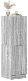 vidaXL Dulap de bucătărie, gri sonoma, 38x41,5x131,5 cm lemn prelucrat