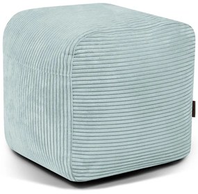 Fotoliu bean bag verde mentă cu tapițerie din catifea reiată Plus 50 Lounge – SLOWDOWN