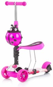 Scooter Chipolino cu bară de ghidare Kiddy Evo3in1 , Lollipop