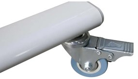 Tabla mobila rotativa Revolver NOU 150 × 100 cm, alba