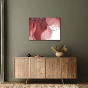 Tablou - Floare abstractă roșie N⁰1 (70x50 cm)