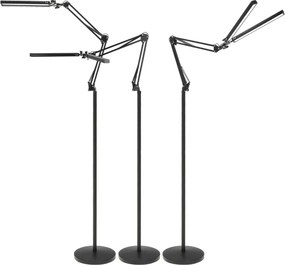 Brilagi - Lampadar flexibil VARIO LED dimabil/14W/5V 157 cm negru