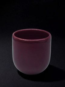 Pahar Cafea NOVUM 250ml Imperio Dark Purple (Mov Inchis Imperial Lucios) Gresie Ceramica Glazurata Manual