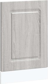 vidaXL Panou pentru mașină de spălat vase Gri Sonoma Lemn prelucrat