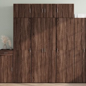 vidaXL Dulap depozitare stejar maro 70x42,5x225 cm lemn prelucrat