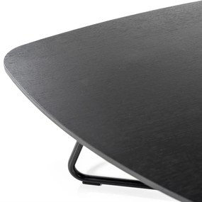Masuta de cafea Moos 85x95 cm neagra