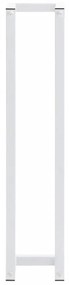 Suport de prosoape, alb, 12,5x12,5x60 cm, otel Alb, 12.5 x 12.5 x 60 cm