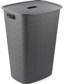 Curver Coș pentru rufe murdare Softex 56 l, griînchis