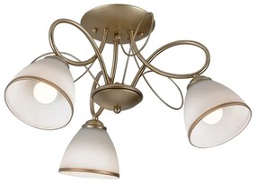 Brilagi - Lustru aplicat FRED 3xE27/60W/230V Ø 59 cm auriu