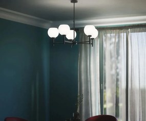 Candelabru din alama stil modern Art Deco Spheres