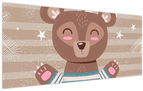 Tablou - Ursulețul iubitor (120x50 cm)