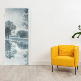 Fototapet pentru ușă - Natura iarna (95x205cm)