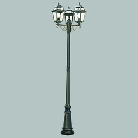Stalp de iluminat exterior stil traditional IP44 New Orleans 1528-3 SRT