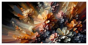 Tablou explozii florale abstracte