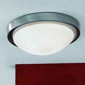 Plafoniera iluminat baie, protectie IP44, diametru 32cm, Fato satin chrome NU 9-365/32 satin OR