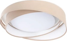 Plafonieră LED dimabilă SM. GALAXY M. LED/24W/230V Ø 55 cm bej/alb + telecomandă