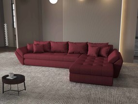 Colțar extensibil dumonde cu ladă de depozitare si sezut confortabil din spuma high-density, Loana XL Enjoy Winery II 335x185 cm