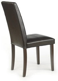 Scaun Kerry Bis piele ecologica wenge