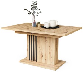 Mazzoni LEONEL Stejar Artisan - MASĂ PLIABILĂ MODERNĂ PÂNĂ LA 180 cm!