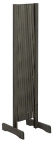 Gard cu zabrele de gradina, gri, 180x100 cm, lemn de brad 1, Gri, 180 x 100 cm