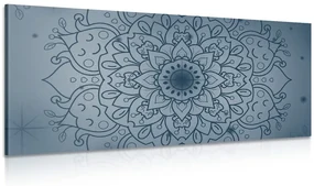 Tablou floare albastră închisă de Mandala