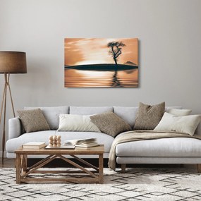 Tablou - Copaci pe insulă (90x60 cm)