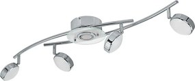 Eglo 32829 - Plafonieră cu 5 spoturi LED SALTO, 4×5,4W + 1×2,5W