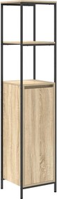 vidaXL Dulap de baie cu rafturi Stejar Sonoma 36x35x165 cm