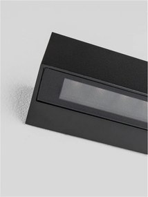 Aplica exterior neagra liniara 50cm IP65 LED CCT PRISMATIC